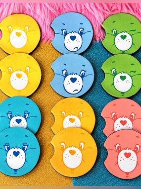 care bear car coasters